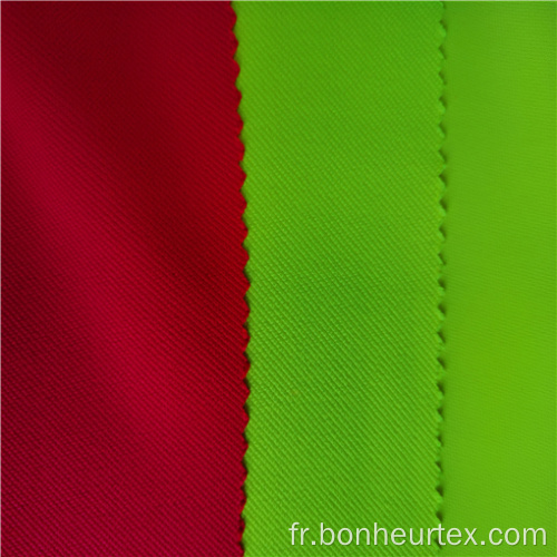 Tissu extensible en polyester Dobby haute visibilité